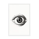 Visionary Moments - Framed Eye Art - White 24″×36″ - Framed Posters