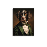 Dapper Dog Elegance - Classic Canine Art - 11″×14″ - Paper Posters