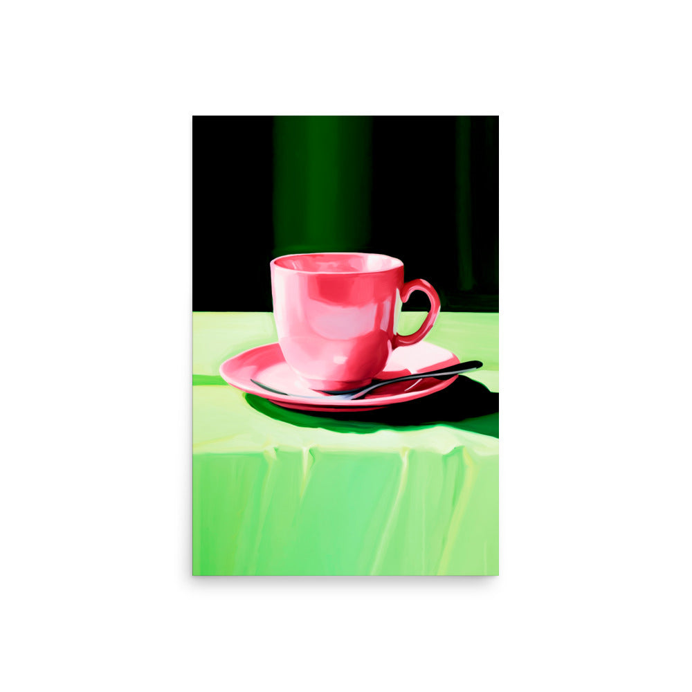 Morning Bliss - Pink and Green Harmony - 20″×30″ - Posters