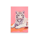 Tiger's Grace - A Playful Contrast - 20″×30″ - Posters