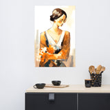 Graceful Moments - Elegant Lady Art - 24″×36″ - Paper Posters