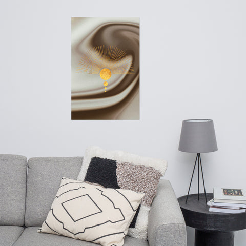 Image of Golden Radiance - Sunburst Art