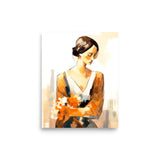 Graceful Moments - Elegant Lady Art - 8″×10″ - Paper Posters