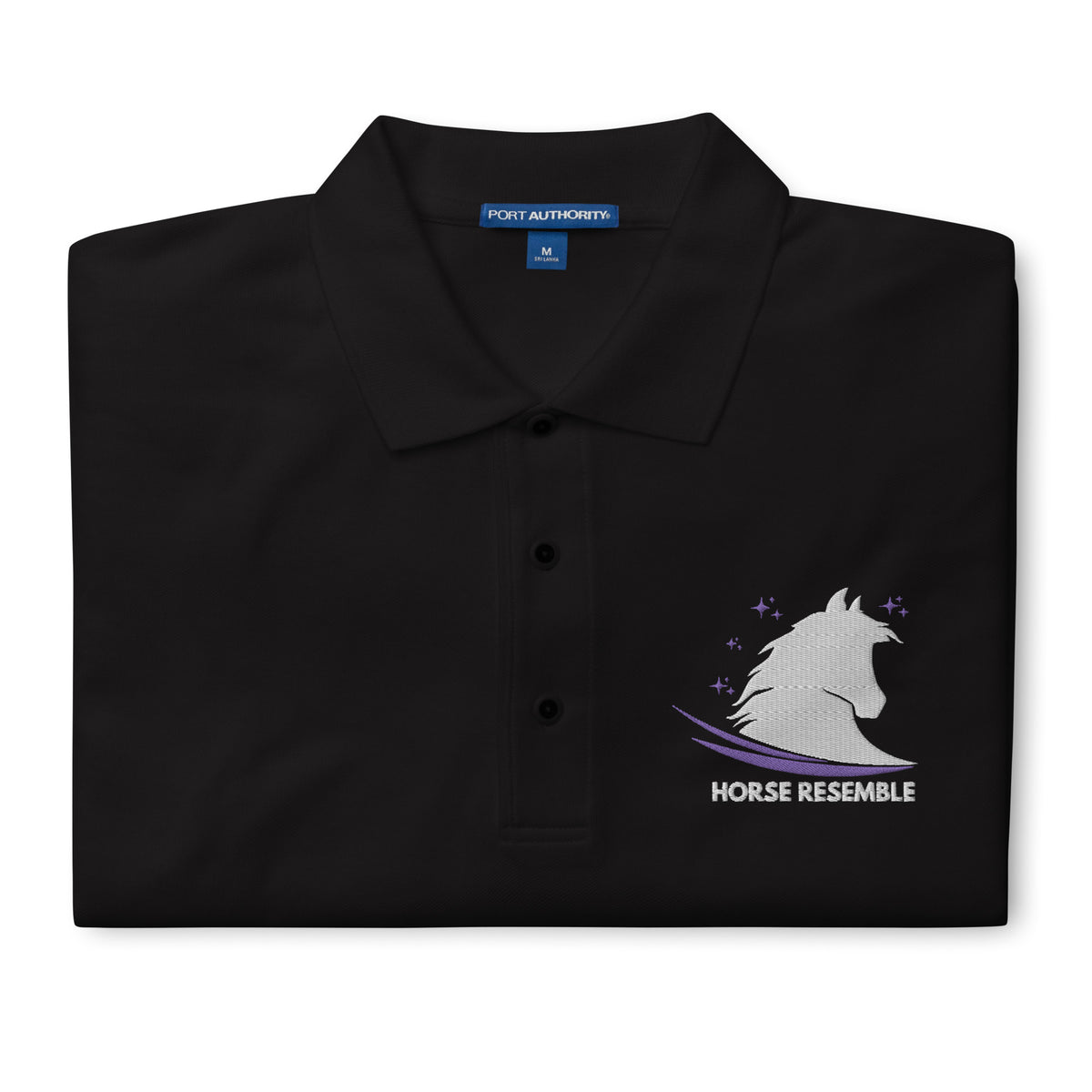 Horsepower Heritage - Embrace Memories in Every Stitch - Black - Polo Shirts