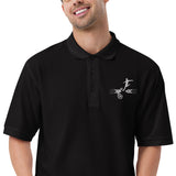 Nostalgia on the Field - Premium Polo Shirt - - Print Material