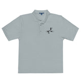 Nostalgia on the Field - Premium Polo Shirt - Cool Heather - Print Material