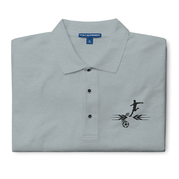 Nostalgia on the Field - Premium Polo Shirt - - Print Material