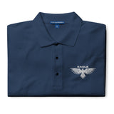 Wings of Inspiration - Elevate Your Style with Our Eagle Polo - Navy - Polo Shirts