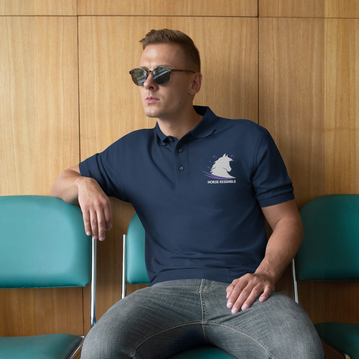 Horsepower Heritage - Embrace Memories in Every Stitch - - Polo Shirts