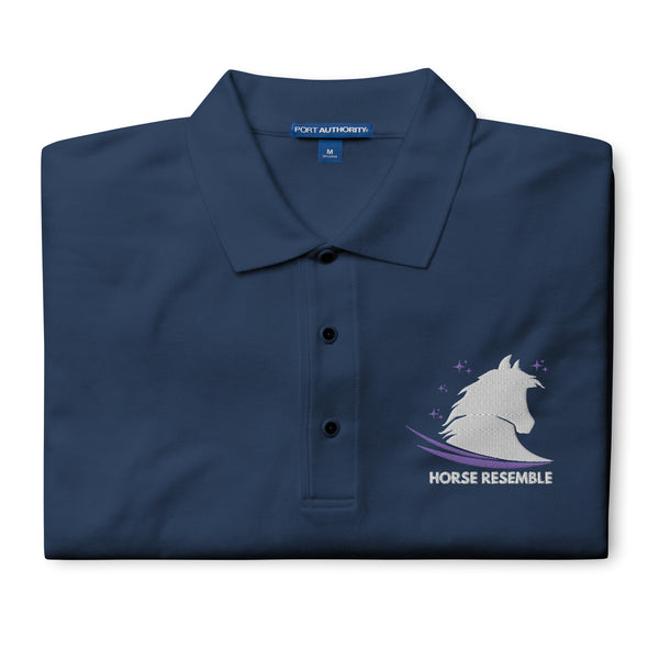 Horsepower Heritage - Embrace Memories in Every Stitch - Navy - Polo Shirts