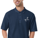 Nostalgia on the Field - Premium Polo Shirt - - Print Material