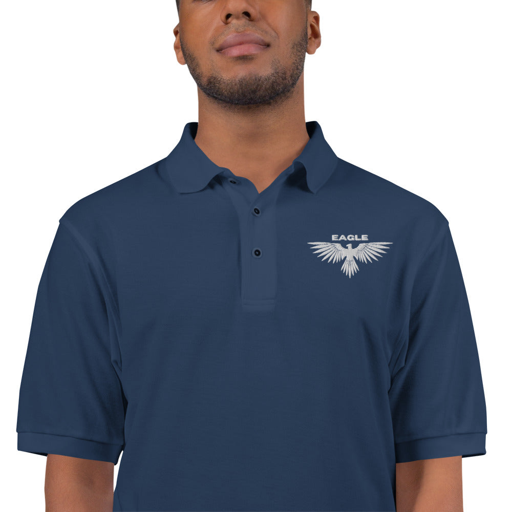 Wings of Inspiration - Elevate Your Style with Our Eagle Polo - - Polo Shirts