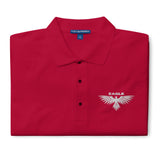 Wings of Inspiration - Elevate Your Style with Our Eagle Polo - Red - Polo Shirts