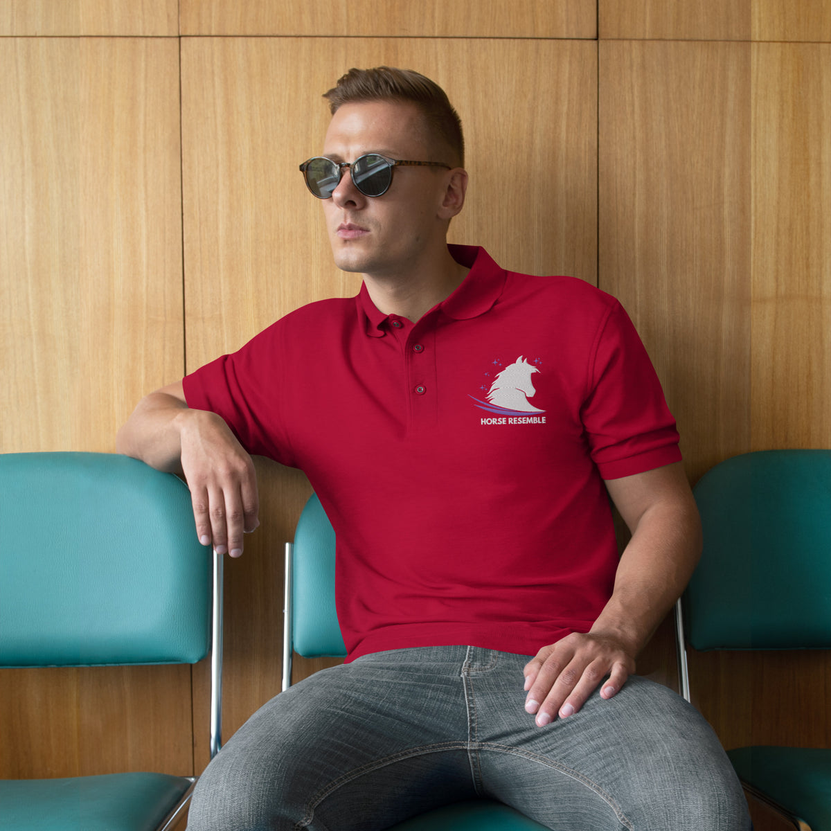 Horsepower Heritage - Embrace Memories in Every Stitch - - Polo Shirts