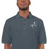 Nostalgia on the Field - Premium Polo Shirt - - Print Material