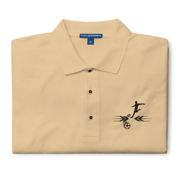 Nostalgia on the Field - Premium Polo Shirt - - Print Material