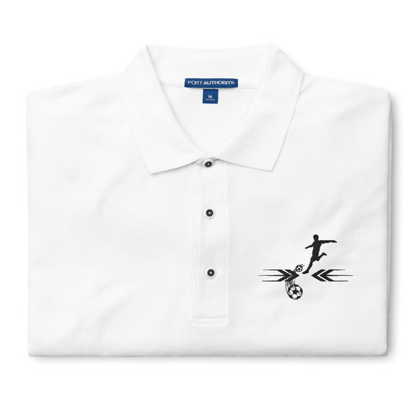 Nostalgia on the Field - Premium Polo Shirt - - Print Material