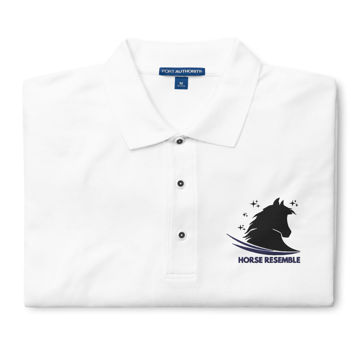 Horsepower Heritage - Embrace Memories in Every Stitch - White - Polo Shirts