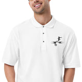 Nostalgia on the Field - Premium Polo Shirt - - Print Material