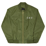 Embroidered Memories - Personalized CEO Bomber Jacket - - Jackets