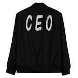 Embroidered Memories - Personalized CEO Bomber Jacket - - Jackets