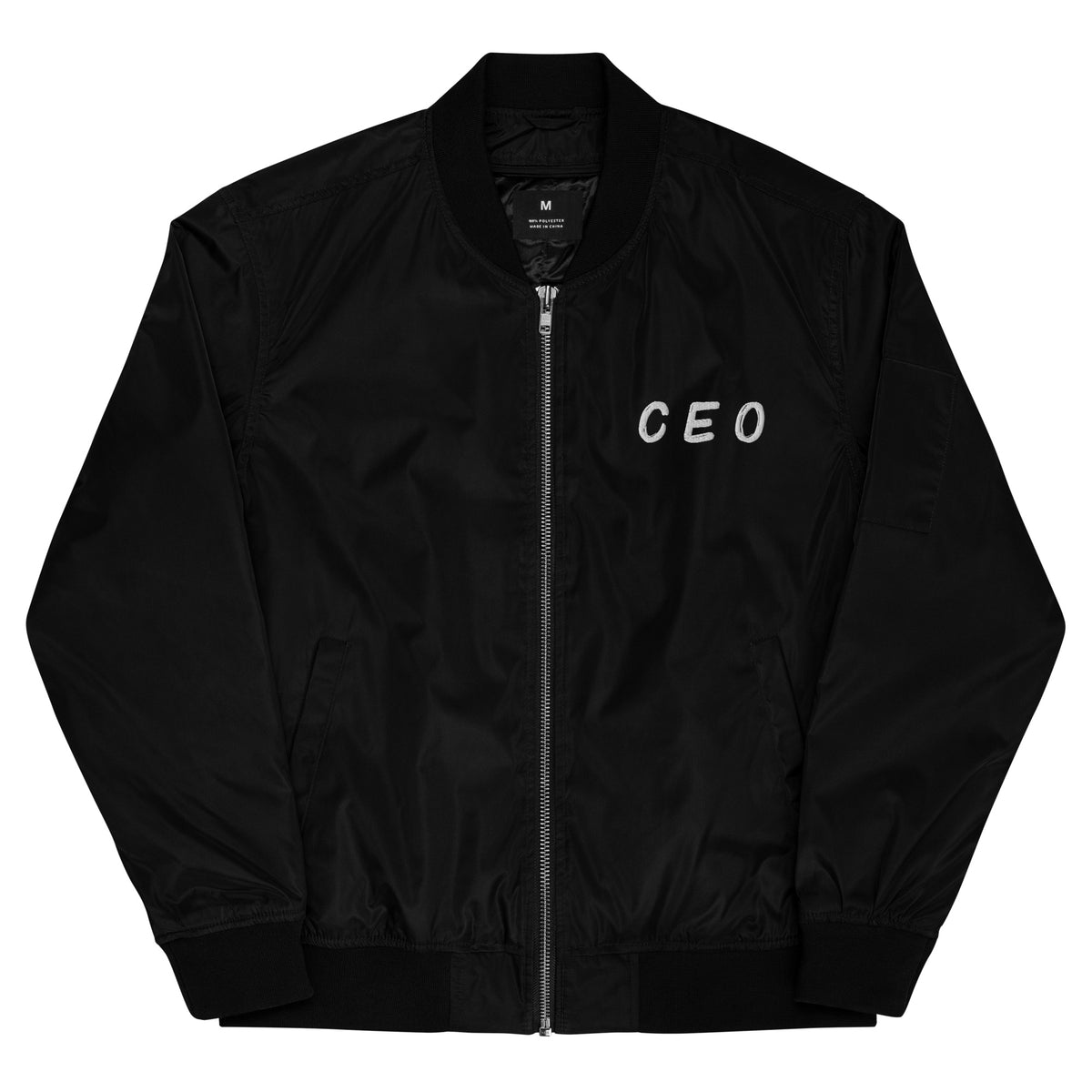 Embroidered Memories - Personalized CEO Bomber Jacket - - Jackets