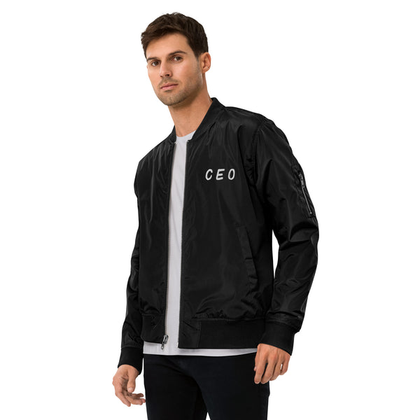 Embroidered Memories - Personalized CEO Bomber Jacket - - Jackets