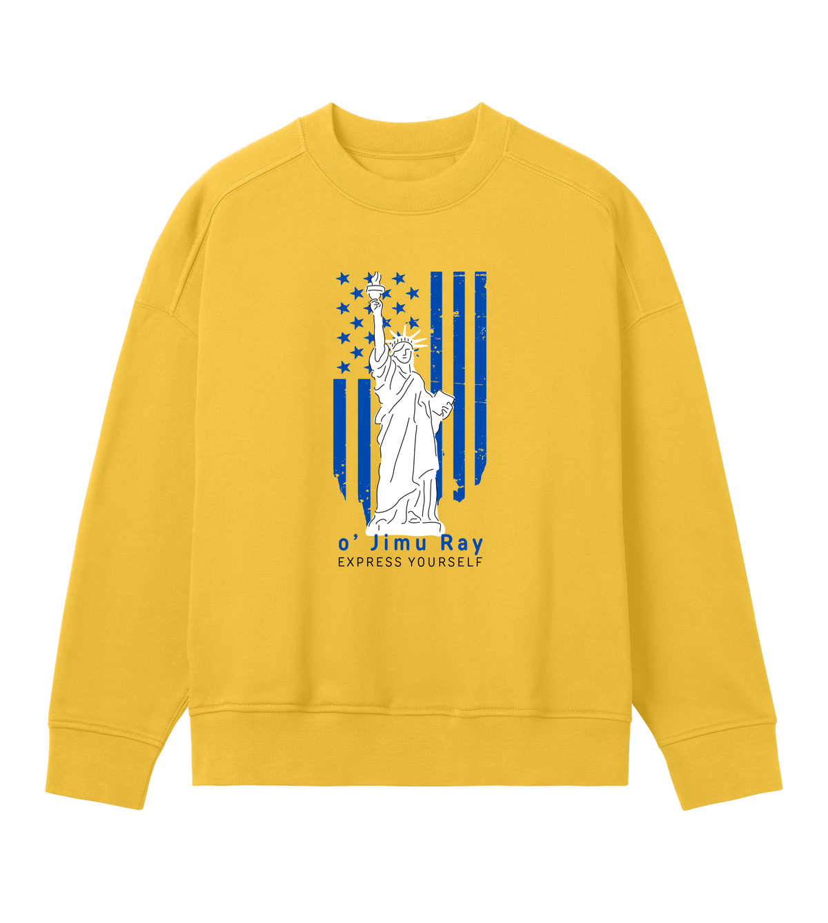 Patriot Spirit Women's Sweatshirt - o' Jimu Ray 4th July Special - Primrose yellow women - Sweatshirts