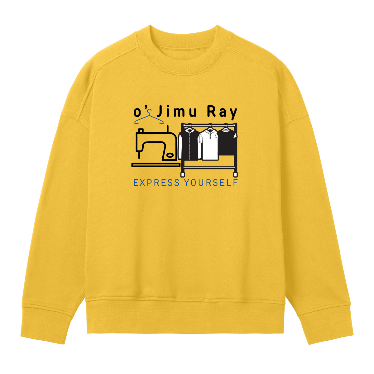 Express Your Wardrobe - Oversized Sweatshirt - Primrose yellow women - Sweatshirts