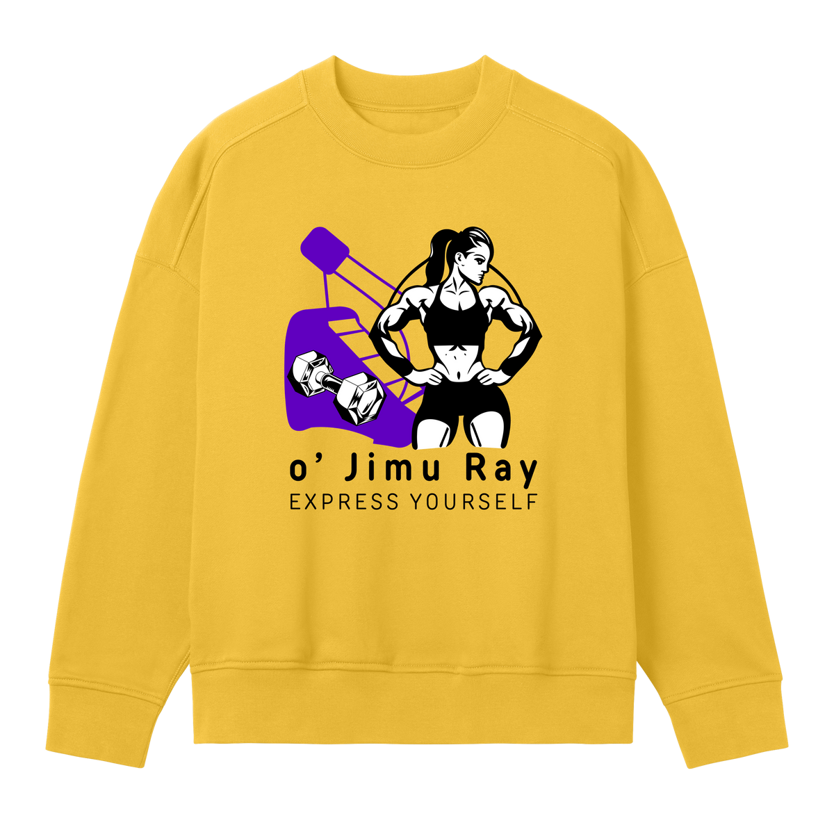 Muscle & Might - Women's Sweatshirt - Primrose yellow women - Sweatshirts