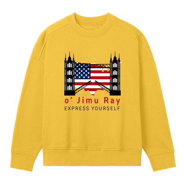 Stars & Stripes Bold 4th July Sweatshirt - Primrose yellow women - Sweatshirts