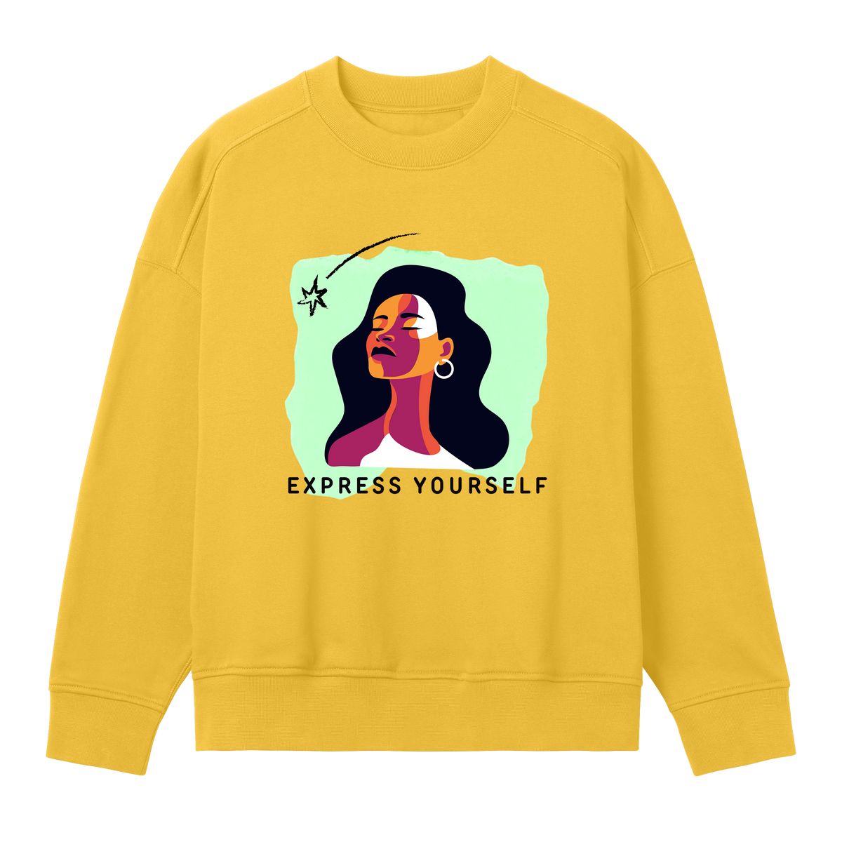 Whimsical Beauty - Bold Sweatshirt - Primrose yellow women - Sweatshirts