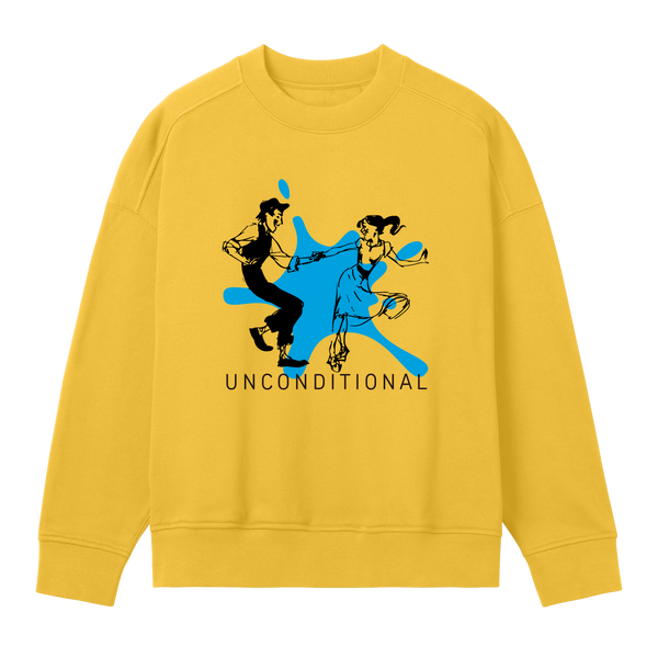 Unconditional Art - Blue Splash Sweatshirt - Primrose yellow women - Sweatshirts