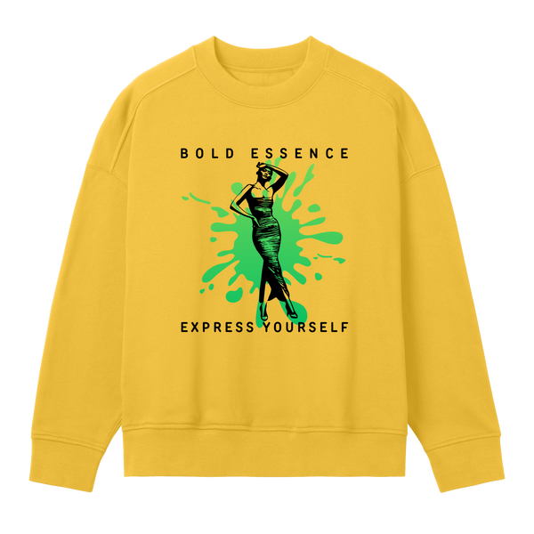 Vibrant Confidence - Oversized Sweatshirt - Primrose yellow women - Sweatshirts