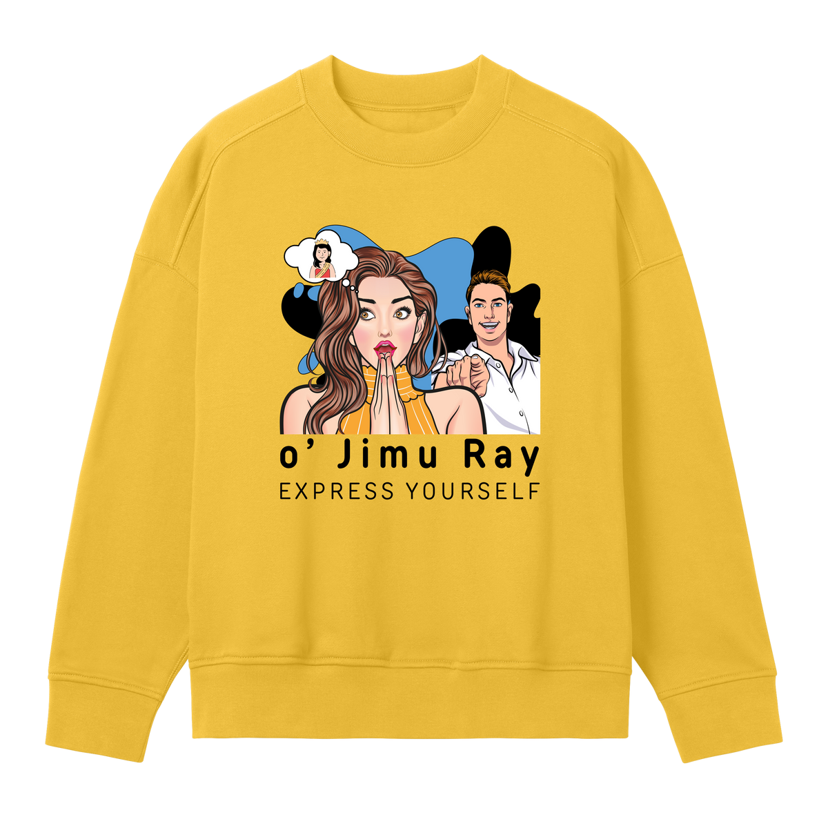 Whimsical Daydreams Sweatshirt - Primrose yellow women - Sweatshirts