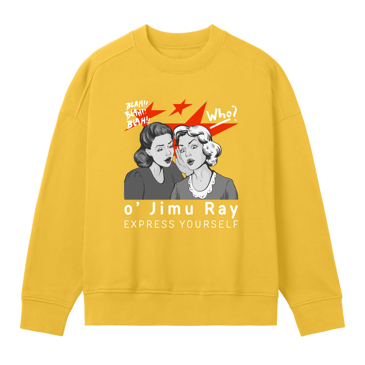 Gossip Glam Oversized Sweatshirt - Primrose yellow women - Sweatshirts