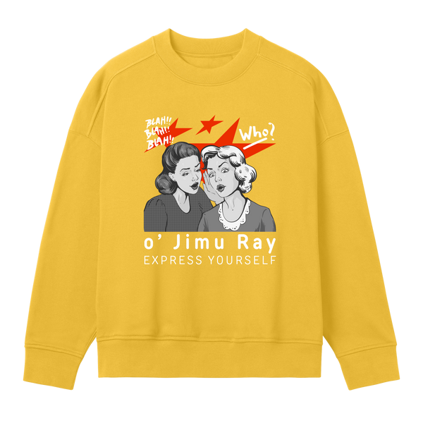 Gossip Glam Oversized Sweatshirt - Primrose yellow women - Sweatshirts