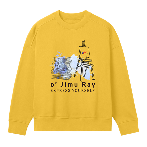 Art & Literature - Unique Oversized Sweatshirt - Primrose yellow women - Sweatshirts