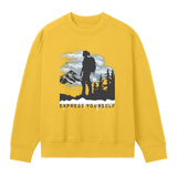 Journey in Style - Women's Oversized Sweatshirt - Primrose yellow women - Sweatshirts