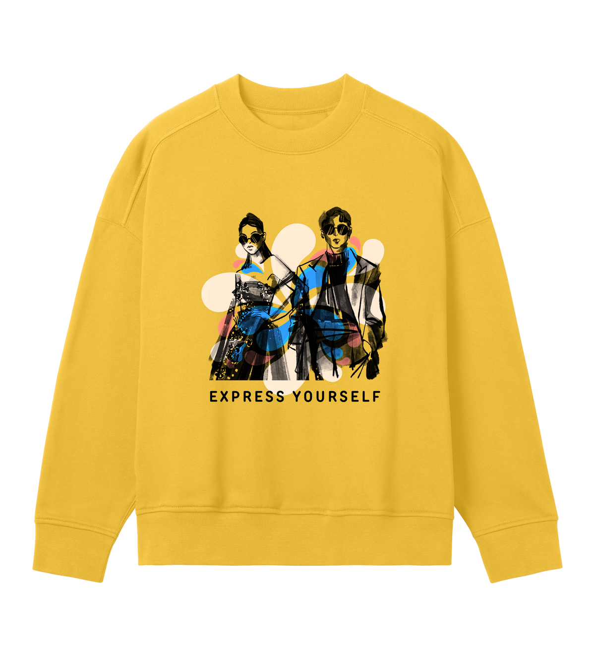 Vivid Style - Oversized Sweatshirt - Primrose yellow women - Sweatshirts