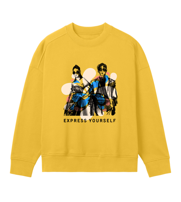Vivid Style - Oversized Sweatshirt - Primrose yellow women - Sweatshirts