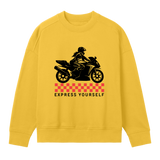 Fearless Racing Style - Minimalist Sweatshirt - Primrose yellow women - Sweatshirts