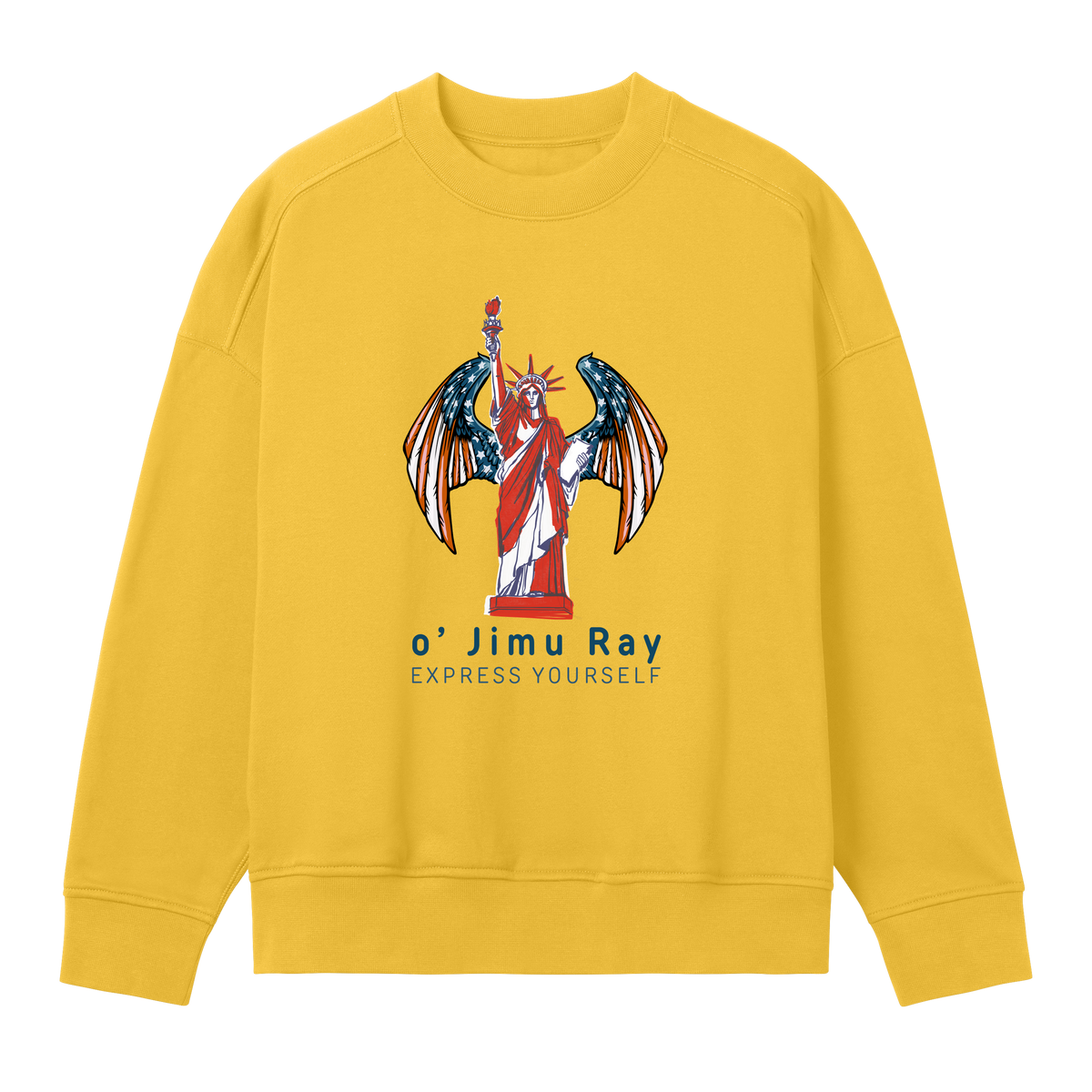 Wings of Liberty - o' Jimu Ray 4th July Special - Primrose yellow women - Sweatshirts