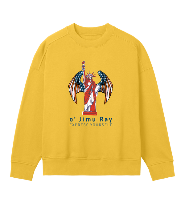 Wings of Liberty - o' Jimu Ray 4th July Special - Primrose yellow women - Sweatshirts
