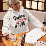 Grandma, You’re the Heart of Our Family – A Gift of Love - - Hoodies