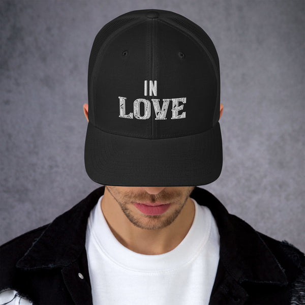 Love in Every Stitch - Personalized Trucker Cap for Cherished Memories - -