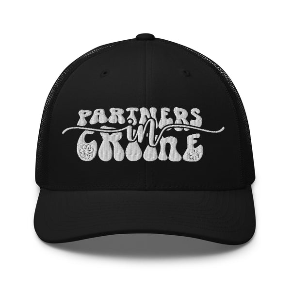 Partner in Crime Trucker Cap - Wear Your Memories with Style - -