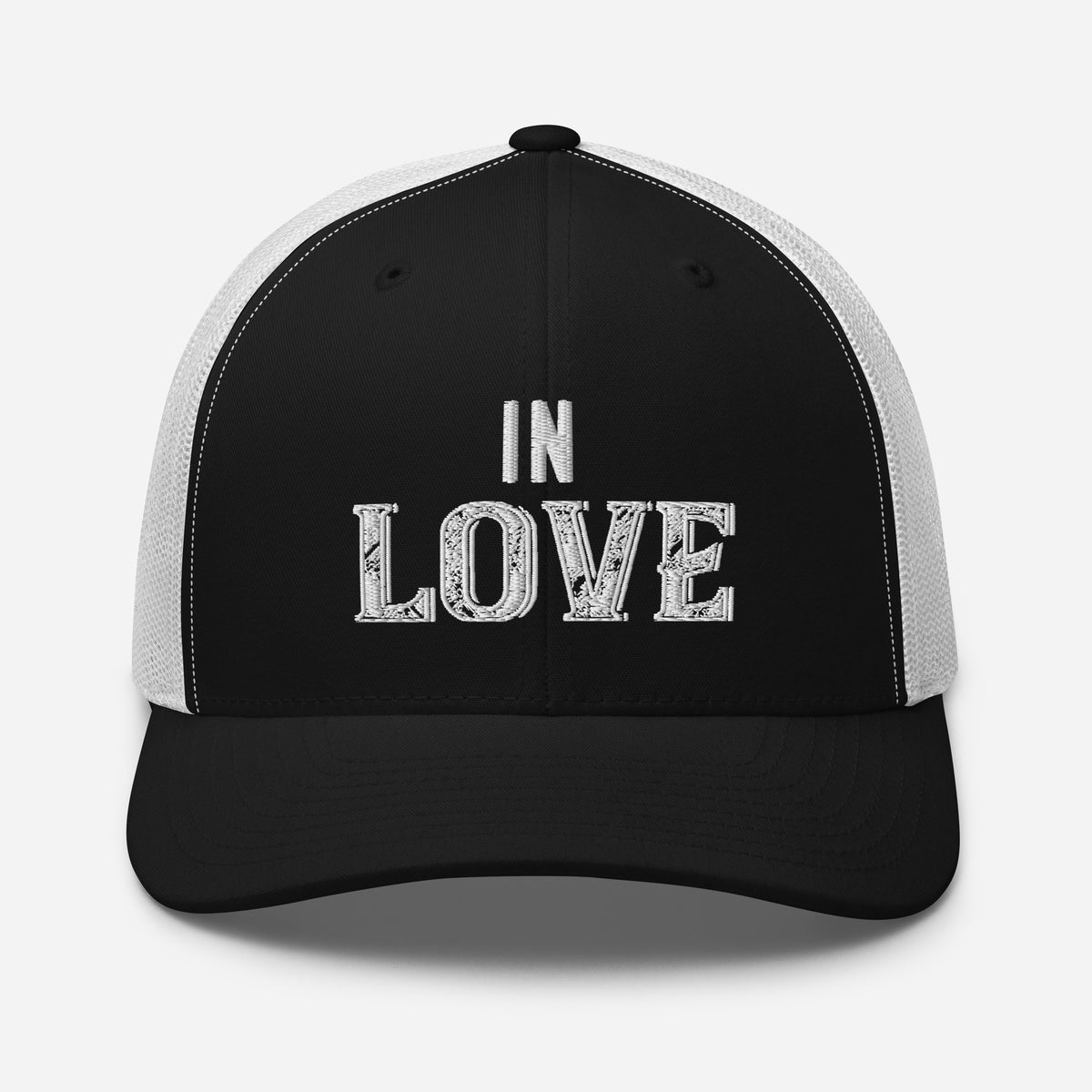 Love in Every Stitch - Personalized Trucker Cap for Cherished Memories - -