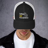 Retro Vibes - Caffeine and Kindness Cap - -