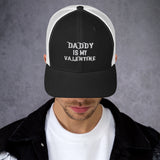 Daddy's Valentine - A Hatful of Heartfelt Memories - Black White - Caps